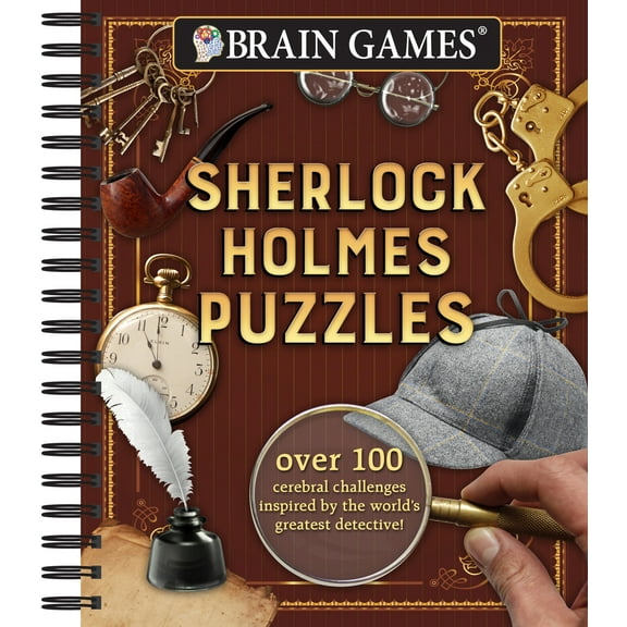 Pre-Owned Brain Games - Sherlock Holmes Puzzles (#1): Over 100 Cerebral Challenges Inspired by the World's Greatest Detective! (Volume 1), 9781640300934, 1640300937, Paperback,