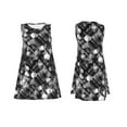 thumbnail image 7 of Balery Seamless Pattern With Skulls Pattern Women’s Summer Dresses – Loose Sleeveless Sundress, Casual and Comfortable Beach Dress for Hot Days, 7 of 7