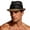 Coffee02, variant on QSAWXQZ Men's Straw Fedora Hat Plaid Band Breathable Sun Hat for Summer Free Size