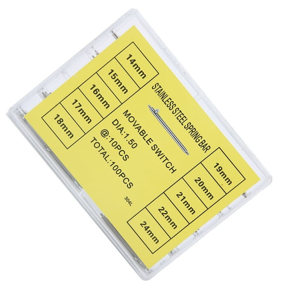 Barra De Resorte Para Correa De Reloj, Plástico De aleación De 0,06 Pulgadas De Grosor, Prácticas Barras De Resorte De Liberación Rápida Para Reparación De Relojes Para