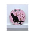 thumbnail image 1 of Love Cat Wooden Sign Wall Decor, 1 of 1