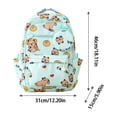 thumbnail image 4 of ibiyuan School Backpacks Nylon Cartoon Print Large Capacity Double Shoulder School Bag for Ages 5th 6th 8th 10th, Middle Elementary, High School, Outings, 4 of 4