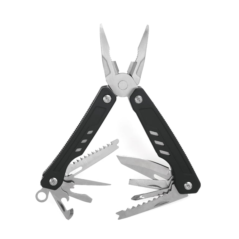 17-in-1 Stainless Steel Multitool with Carrying Sheath photo 1