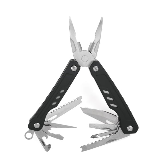 Ozark Trail 17-in-1 Multitool, Stainless Steel, Black, Model 2119