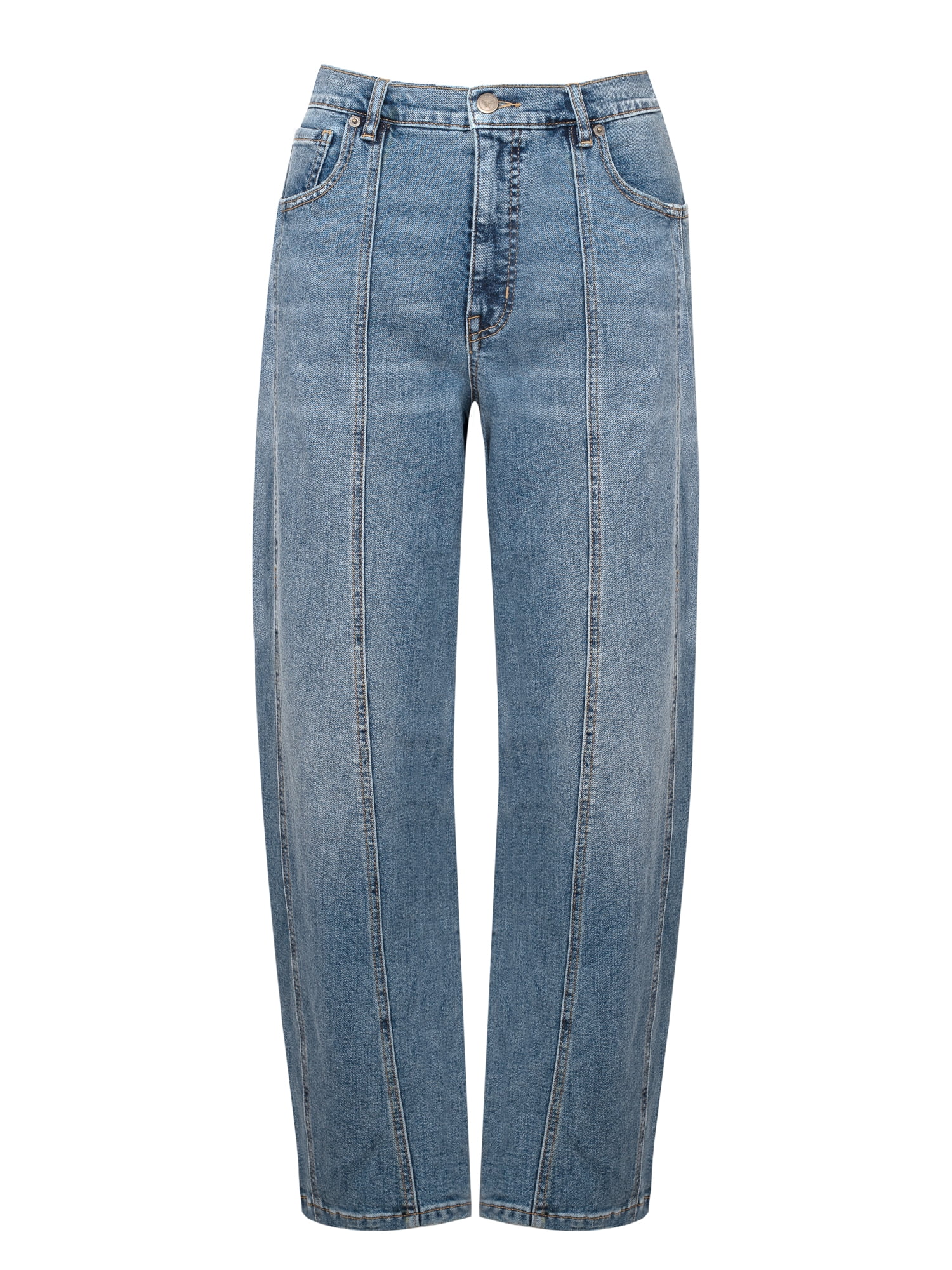 Jessica Simpson Women's and Women's Plus Myrtle Barrel Leg Jeans, Sizes 2-24W
