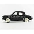 thumbnail image 3 of 1958 Renault Dauphine Black with Red Interior 1/18 Diecast Model Car by Norev, 3 of 7