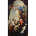 thumbnail image 2 of Franz Anton Maulbertsch 15x24 Black Ornate Framed Double Matted Museum Art Print Titled: Ascension of the Virgin (1757-58), 2 of 5