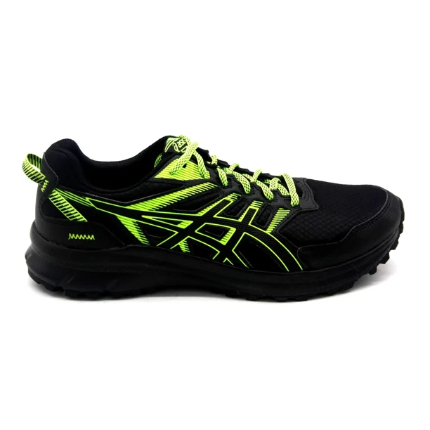 ASICS Trail Scout 2 BLACK/HAZARD GREEN Men’s Running Shoes SIZE 12