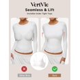 thumbnail image 4 of Barra Vertvie Seamless Wireless Push Up con cobertura total, color blanco, 4 of 5