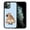 French Bulldog Butt Looking Back, variant on WIRESTER Shockproof Soft Rubber Cover Case for Apple iPhone 11 Pro 5.8" 2019, Schnauzer Dog Butt Looking Back On Light Blue Background