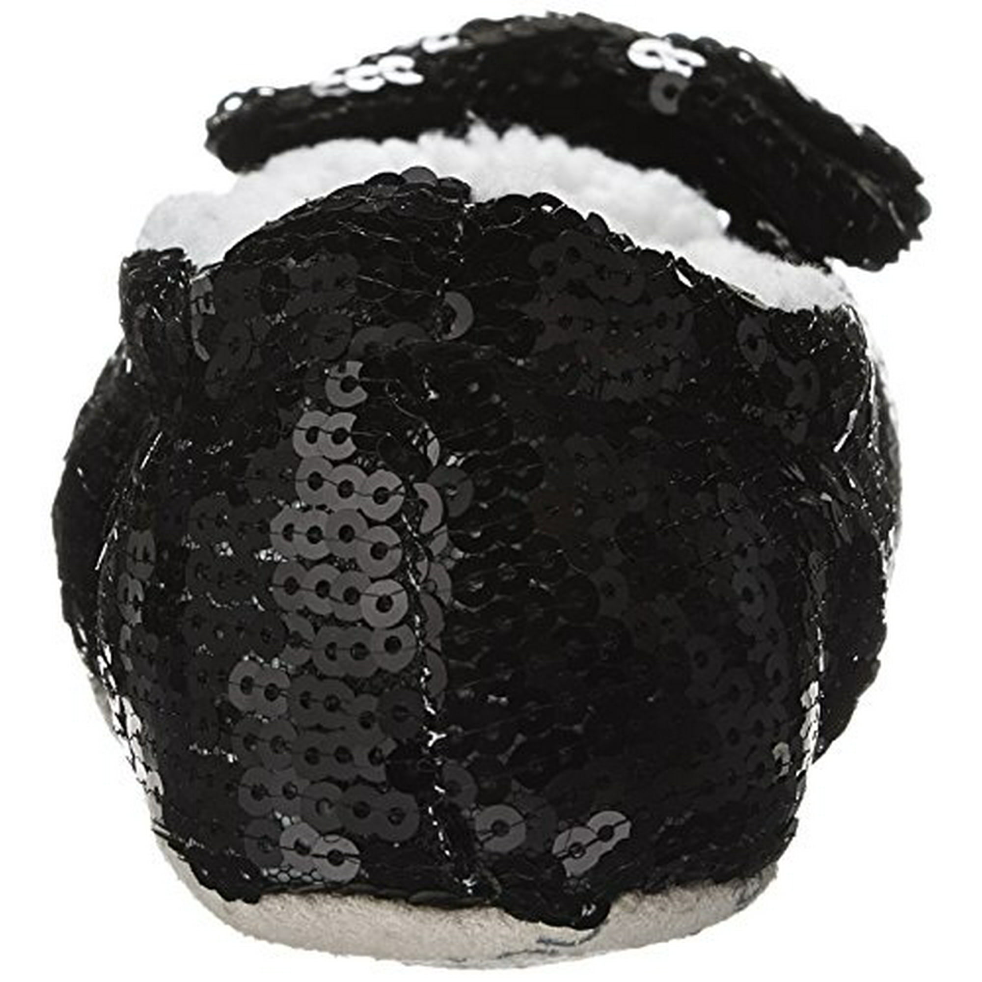 Black sequin slippers best sale