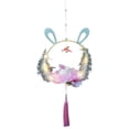 thumbnail image 1 of Cateissary Farol de festival Luz tradicional Patrón de animal lindo Lámpara colgante Decoración Herramienta de iluminación para el hogar Artesanía Rosado Pluma Rosa, 1 of 6
