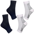 thumbnail image 1 of Dinheiro Calcetines de compresión deportivos Calcetines de compresión para deportes al aire libre Tobillera con cuerda para saltarnegro+blanco, 1 of 5