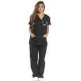 thumbnail image 5 of Women's Scrub Sets Six Pocket Medical Scrubs (V-Neck with Cargo Pant), 5 of 5