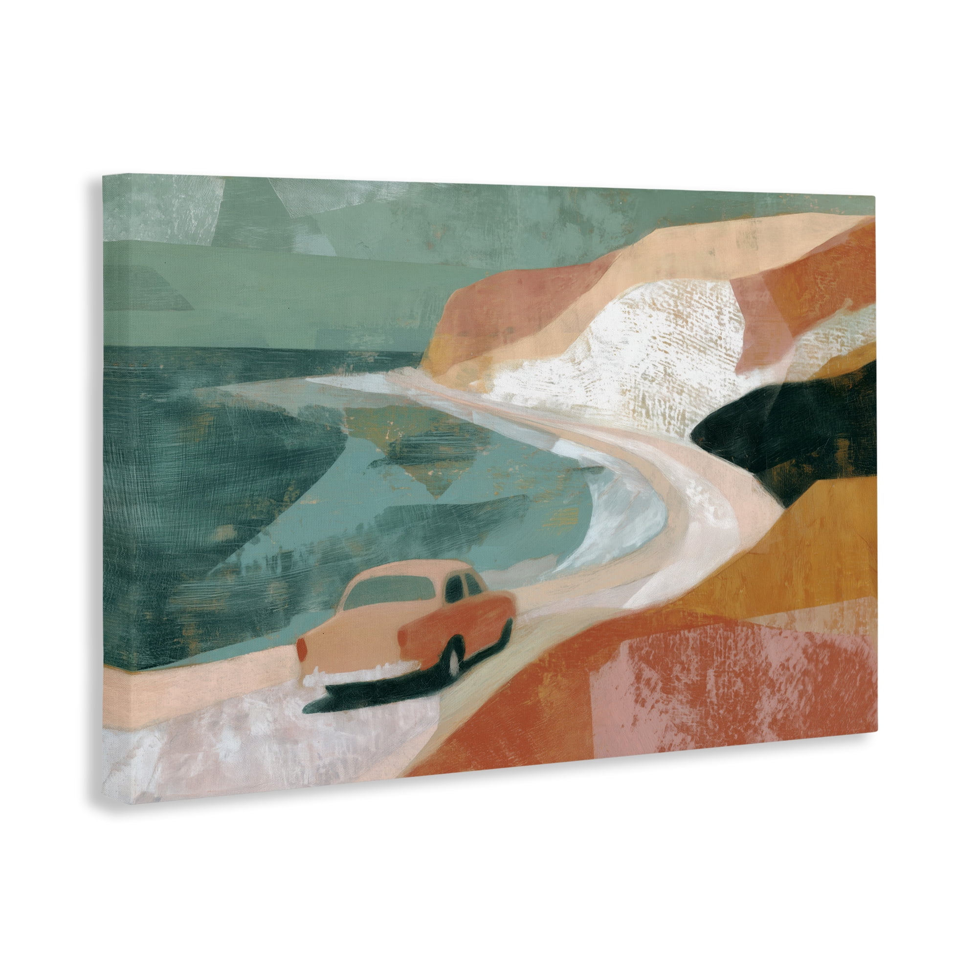 Stupell Industries Classic Car on Coastal Highway Canvas Wall Art, design by Chromatic Storm Studio