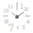thumbnail image 1 of Efecto 3D Colgante Acrílico Diseño de bricolaje Números Diámetro del dial de 10 CM Reloj de pared Temporizador para decoraciones de oficina Scienceny JJ12847-02B, 1 of 6