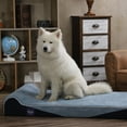 thumbnail image 3 of Laifug Orthopedic Memory Foam Large Dog Bed with Pillow and Durable Water Proof Liner & Removable Washable Cover (BlueÃ¯Â¼ÂL), 3 of 7