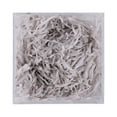 thumbnail image 1 of 1 Pack Lafite Paper Raffia Filler Colorful Shredded Box Craft Decoration Gadgets Packaging Decoration Practical Wedding Party Easter New Year Silver Gray, 1 of 6