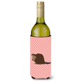 thumbnail image 1 of ""Caroline'S Treasures Abrazadera decorativa para botella con diseño de castor euroasiático, color rosa, 750 ml, multicolor"", 1 of 1