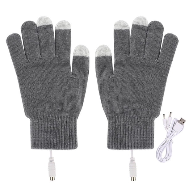 Accesorios para bicicletas Guantes Calentamiento eléctrico USB Cómodo Calentador de manos Calentador Gris Barbie Nuevos Originales