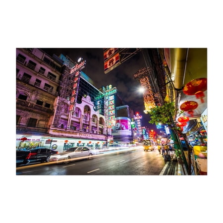 Yaowarat Road 02 - Bangkok Thailand Photography Unframed Wall Art Print 5 x 7 inches