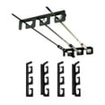 thumbnail image 2 of 2 Pair Horizontal Ceiling Rack for Fishing Rod Storage Pole Reel Wall Mount Rack Holder for Garage & Cabin &, 2 of 8