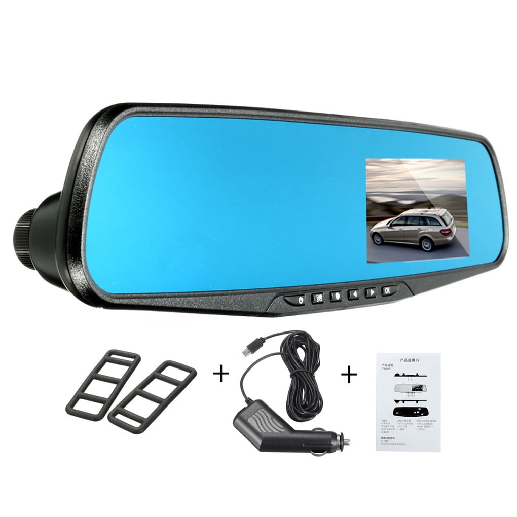 1080P HD Rearview Mirror Dash Cam Camera Video Recorder Night Vision Car DVR 