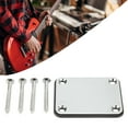 thumbnail image 5 of Electric Guitar Neck Plate,  Finish Electric Guitar Back Mounting Plate  For Bass Gold,Black,Silver, 5 of 8