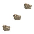 thumbnail image 1 of Methold Cráneo de cocodrilo de decoración de acuario de resina para adorno de pecera Type1 NO1, 1 of 6