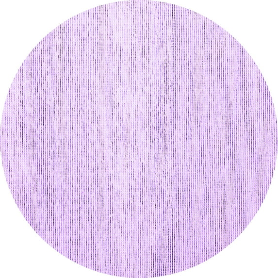 Ahgly Company Indoor Round Abstract Purple Contemporary Area Rugs, 6' Round