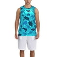 thumbnail image 6 of Rocae World Turtle Day for Men's Basketball Jersey Lightweight and Breathable Athletic Tank Top,Quick-Drying Sports Jersey 3X-Large, 6 of 9