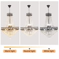 thumbnail image 3 of Crystal Chandelier – 9-Bulb E12 Design, Metal and Crystal Build, 40W Per Bulb, Dimmable, Perfect for Upscale Homes, Castles, and Special Events, 3 of 7