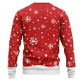 thumbnail image 4 of JIKNTTR Mens Christmas Sweater Christmas Reindeer Print Knit Turtleneck Pullover Cozy & Stylish Holiday Sweater Soft Comfort Sweaters, 4 of 4