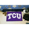 thumbnail image 2 of NCAA Texas Christian University Horned Frogs Starter Mat Rectangular Area Rug, 2 of 2