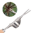 thumbnail image 4 of Weeder 2025 de acero inoxidable, herramientas de jardín, Weeder con mango de madera, Weeder rápido, 4 of 4
