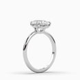 thumbnail image 3 of Moissanite Engagement Ring Pear Cut Ring 925 Sterling Silver Ring Gift For Her, 3 of 5