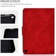 thumbnail image 5 of Allytech Folio Case for Kindle Fire HD 10 2021/Fire HD 10 Plus 10.1" Tablet 11th Generation 2021 Released, Slim Premium PU Leather Multi Angle Stand Flip Smart Cover with Auto Sleep Wake,Red, 5 of 7