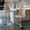 Beige, variant on MAYEERTY Swivel Velvet Barstools - Adjustable Seat Height 25-33 Inch, Chrome Base, Tufted Backs, Khaki, Set of 2