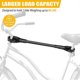 thumbnail image 4 of Capacity 30Kg/66Lbs Bike Bicycle Top Tube Cross-Bar Frame Adjustable Adapter for Y-Frame Lady Bike C, 4 of 5