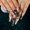JP2499, variant on 1 Sheet Coffin French Fake Nails Tips Full Cover Acrylic Nails Glossy Horrible Halloween False Nails