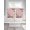 Pink, variant on Pink Flowers Bathroom Window Curtain, Spring Floral Butterflies Black White Striped Farmhouse Light Filtering Coffee Kitchen Curtains, Bedroom Living Room Curtains 2 Panel 84"x63"