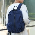 thumbnail image 5 of Mochila para mujer y hombre, mochila de viaje, mochila resistente al agua, mochila de día, azul oscuro, 5 of 5