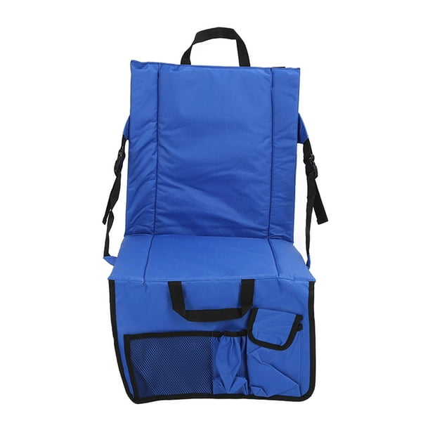 Fyydes Bleacher Cushions Stadium Cushion Foldable Wide Applicability Wear Resistant For Barbecue For Stadium Blue Blue
