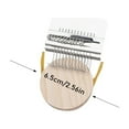 thumbnail image 2 of Small Loom Speedweve Type Weave Tool,darning Loom Quickly Mini Mending Convenient Darning Loom for Mending Jeans Socks Clothes Loom Machine Makes Beautiful Stitching Diy Weaving Arts (1 Set), 2 of 8