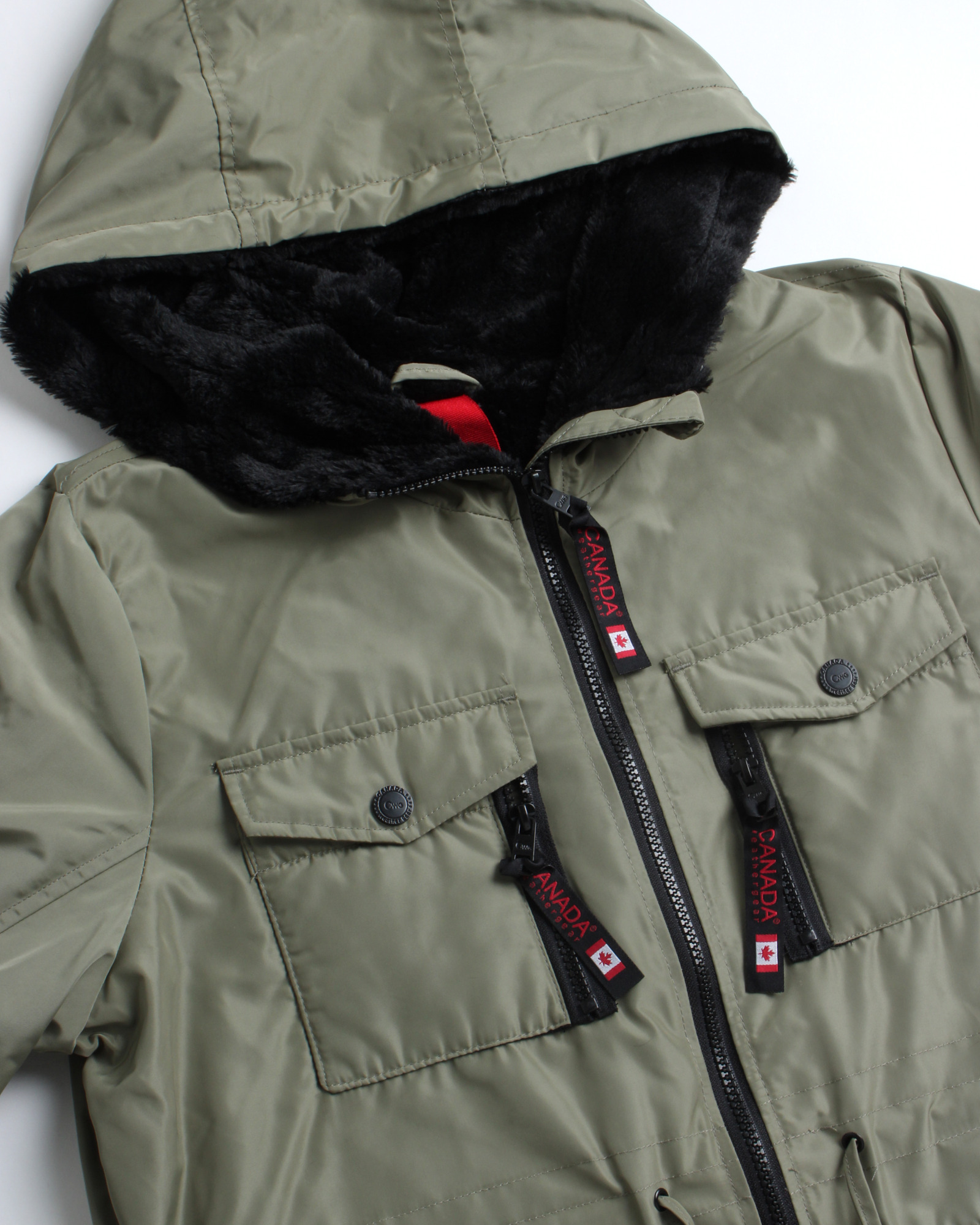 CANADA WEATHER GEAR Womens Winter Coat – Heavyweight Sherpa Lined Anorak Parka (S-XL) - image 3 of 7