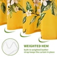 thumbnail image 6 of Ikfashoni Yellow Shower Curtain with Hooks,13pc Waterproof Fabric Bathroom Curtain, 72"X72", 6 of 8