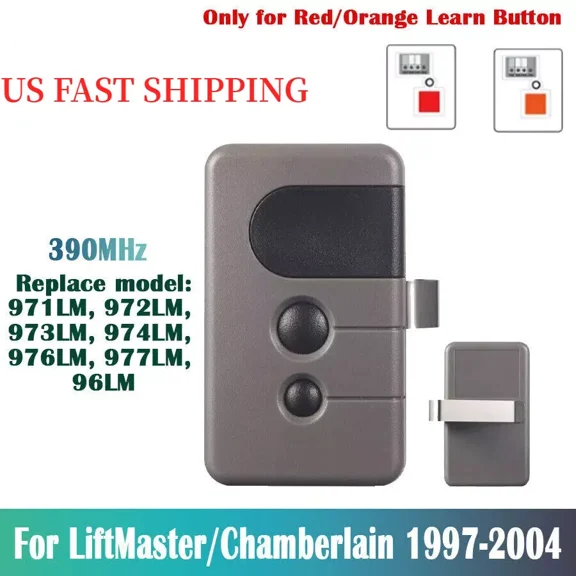Garage Door Opener Remote For Liftmaster Chamberlain 1997-2004 390Mhz Us