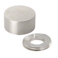 thumbnail image 2 of CRL BTN1BS Brushed Stainless Color Match Bolt Cover Button, 2 of 2