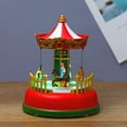 thumbnail image 6 of GadgetVLot Luminous music carousel Christmas decoration requires 3 AAA batteries, 6 of 10