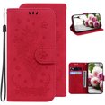 thumbnail image 1 of Case For OnePlus Nord N200 5G Embossed Pattern Leather Magnetic Closure Flip Cover Shockproof Non-slip Card Cash Pocket Wallet Phone Case For OnePlus Nord N200 5G,Red, 1 of 11